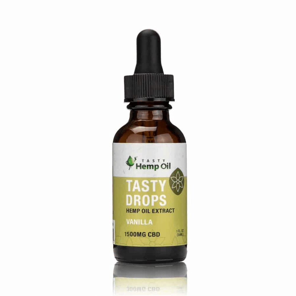 Tasty Hemp Oil – Tasty Drops Vanilla | CBD Oil Tincture [Full Spectrum]