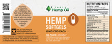 Load image into Gallery viewer, Tasty Hemp Oil Softgels 30-Pack (450mg CBD)
