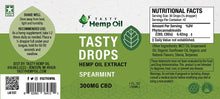Load image into Gallery viewer, Tasty Hemp Oil – Tasty Drops Spearmint | CBD Oil Tincture [Full Spectrum]
